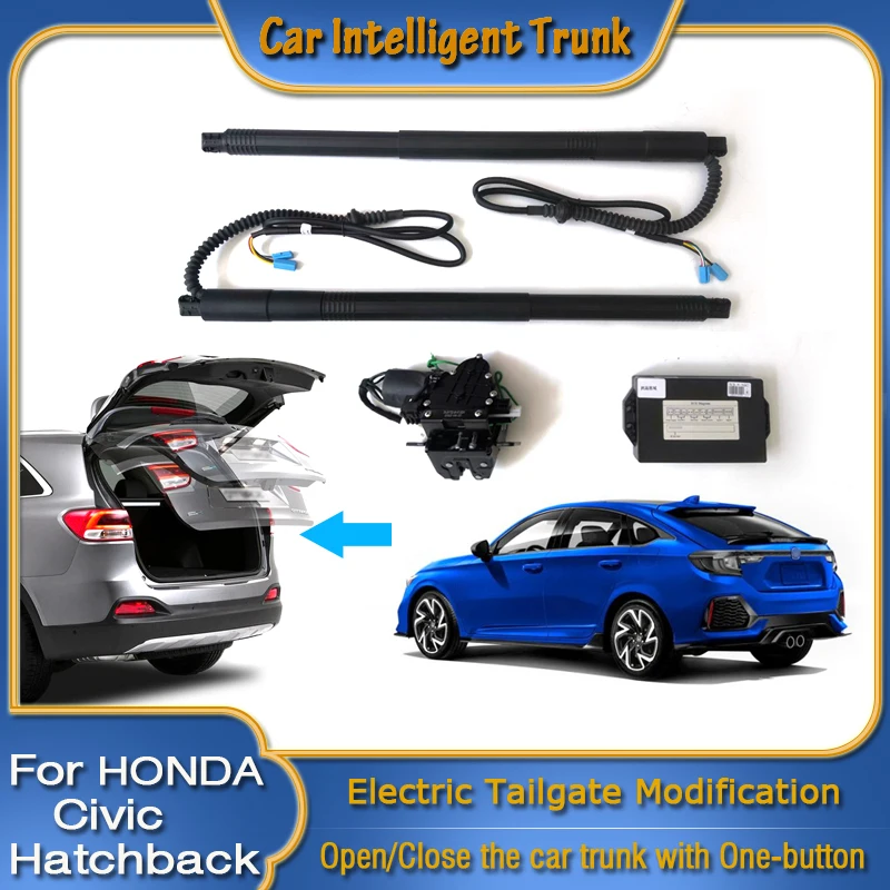 

For HONDA Civic MK11 Hatchback 2021~2023 Car Power Trunk Opening Electric Suction Tailgate Intelligent Tail Gate Lift Strut