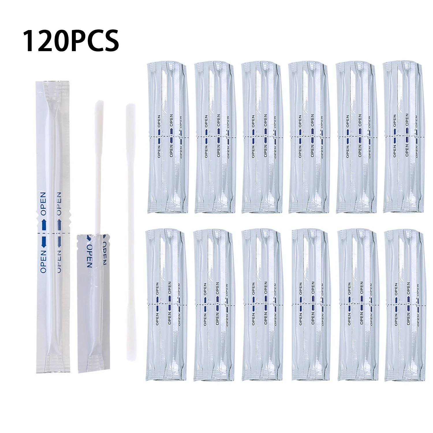 120Pcs/Box Wet Cotton Swabs Double Head Cleaning Stick For IQOS 3 Duo 2.4 PLUS For IQOS 3.0 LIL/LTN/HEETS/GLO Heater