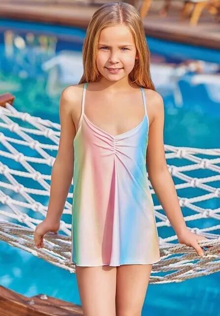 

IQRAH Adasea 5045-18 Yellow Child Dress Swimsuit