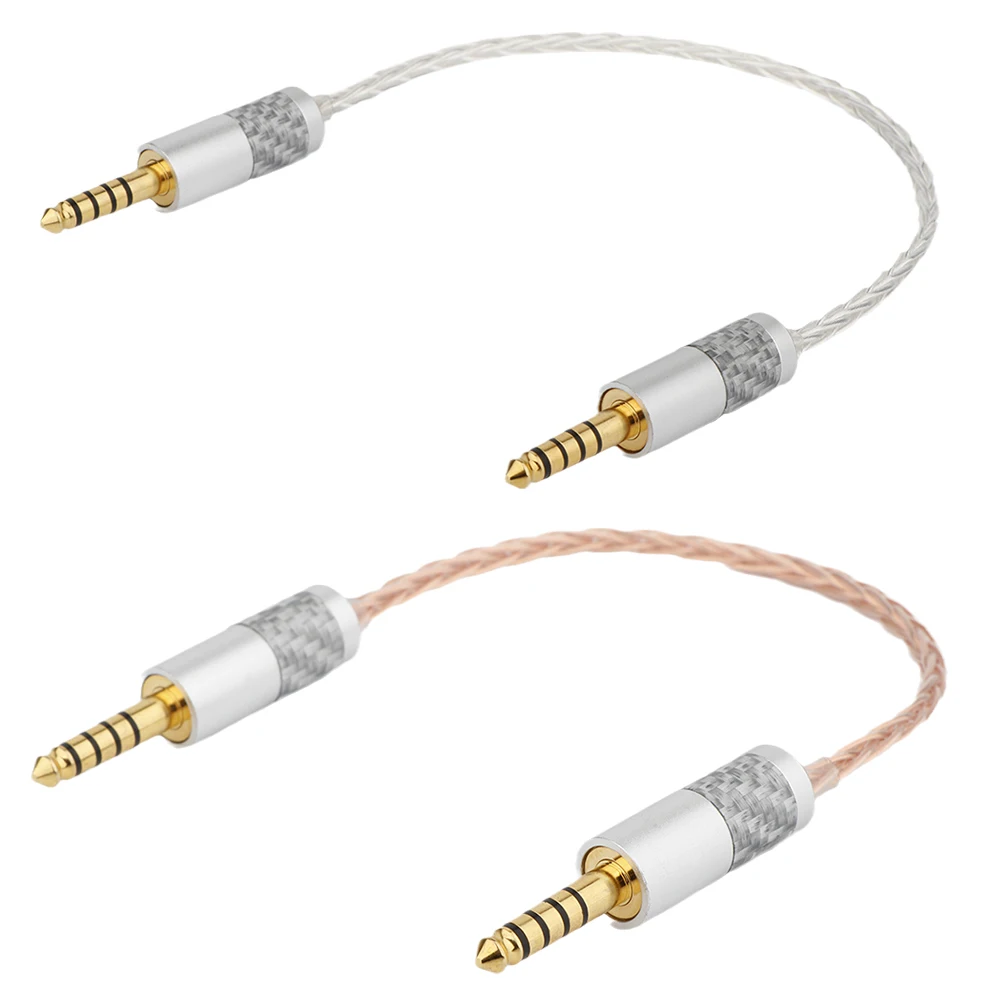 

Hi-Fi Кабель-адаптер с одним кристаллом из меди 4,4 мм, со сбалансированным штекером на 4,4 мм, со штекером 4,4