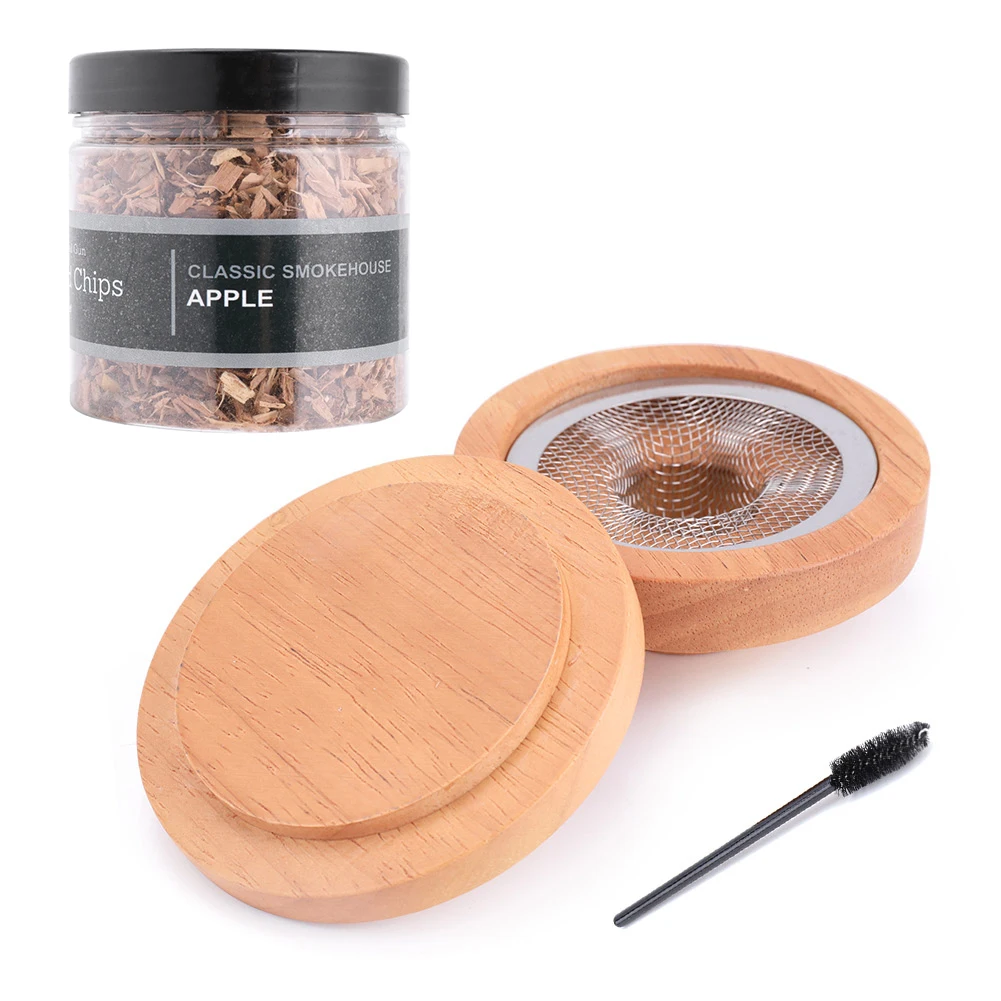 

Cocktail Smoker Kit with Wood Chips Drink Smoker for Smoke Cocktails Wine Whisky Coffee Infuse Cheese Meat
