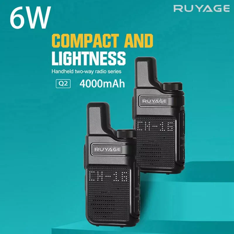 

NEW2023 PMR 446 Walkie Talkie Portable Mini Communication Radios Profesional Talkie Walkies Two Way Radio Transceiver Q2 Qualit