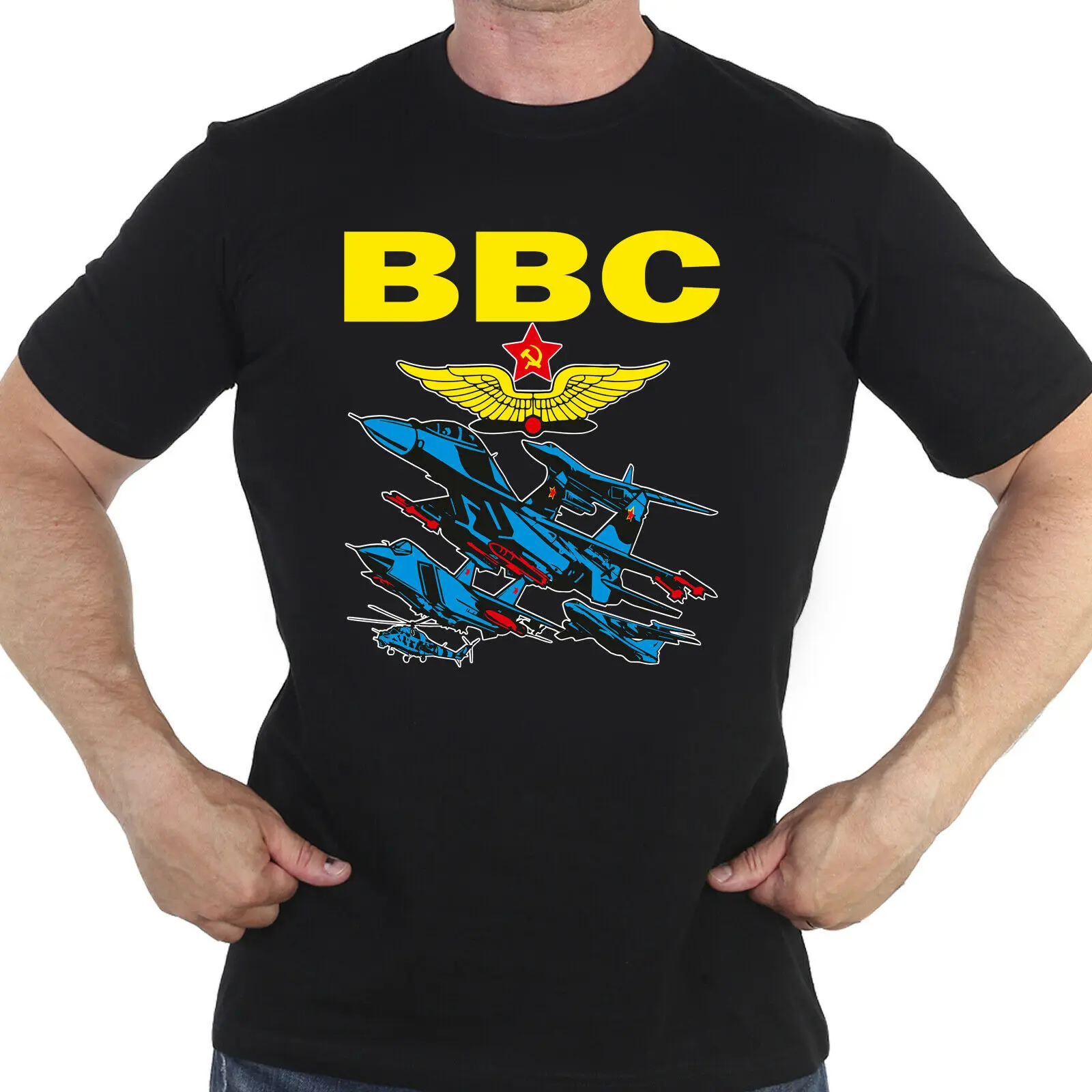 

Russian Forces Troops Army Air Force T-Shirt. Summer Cotton Short Sleeve O-Neck Mens T Shirt New S-3XL