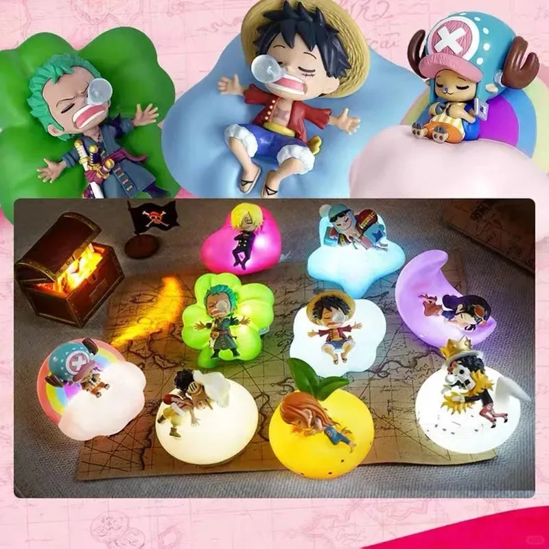Фото One Piece Sweet Dreams Series слепая коробка мультяшный ночник украшен Луффи Зоро Нами фигурки героев Mystery Box аниме фигурка игрушка №1