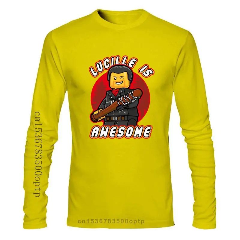 

Man Clothing Printed Men T Shirt Cotton Tshirt Lucille Is Awesome O-Neck Short-Sleeve Women T-Shirt