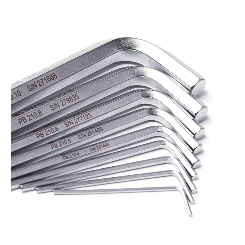 Набор шестигранных ключей PB SWISS гаечных для торцевых винтов L-гаечные ключи