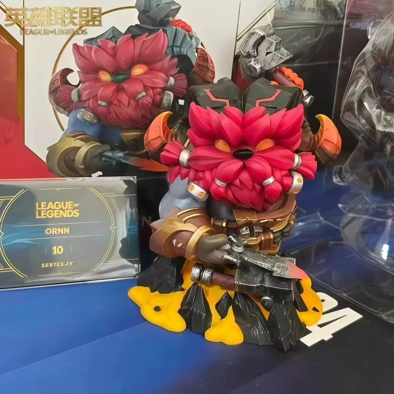 Оригинальная фигурка Ornn из League of Legends (LoL) «Огонь под горой», Q-версия, модель-статуэтка, настольное украшение, коллекционная игрушка (art.: 3920d9dfda463) - 3920d9dfda463