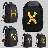 backpack cover waterproof and dustproof 20 70l travel camping fruit letter pattern outdoor climbing sport bags raincover
