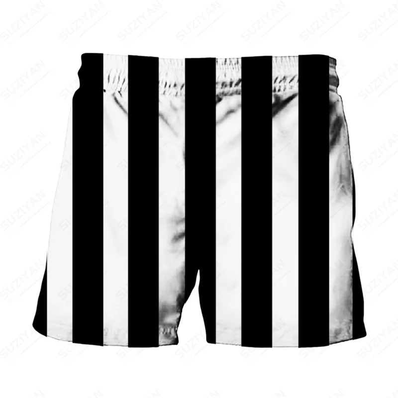 

2022 Large Size Men's Quality New Men's Shorrts Online Hot Sale Gothic Harakuju Art Beachwear Features Stripped Clothing Printed