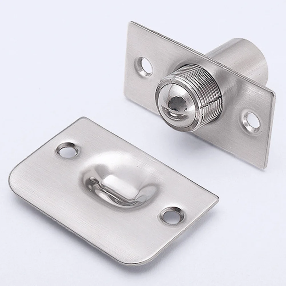 

Roller Ball Door Spring Catch Adjustable Door Locking Tension Heavy Duty Stainless Steel Movable Mechanism for Interior Doors