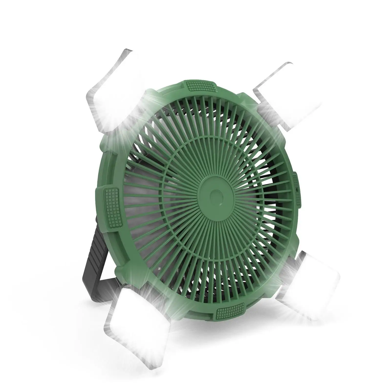 

Camping Fan with LED Lantern Dimmable Chandelier Lamp Camping Fan for Tents Ceiling Fan Light for Office Home Study Living Room