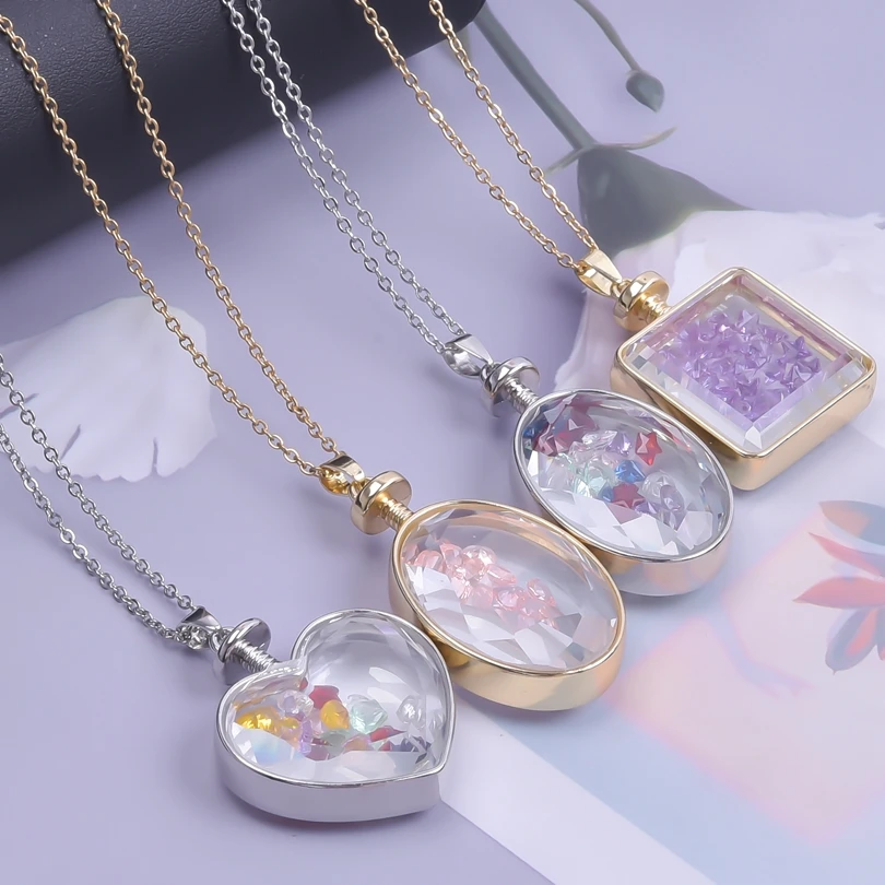 10 шт./лот модные Геометрические Квадратные сердца стеклянные плавающие