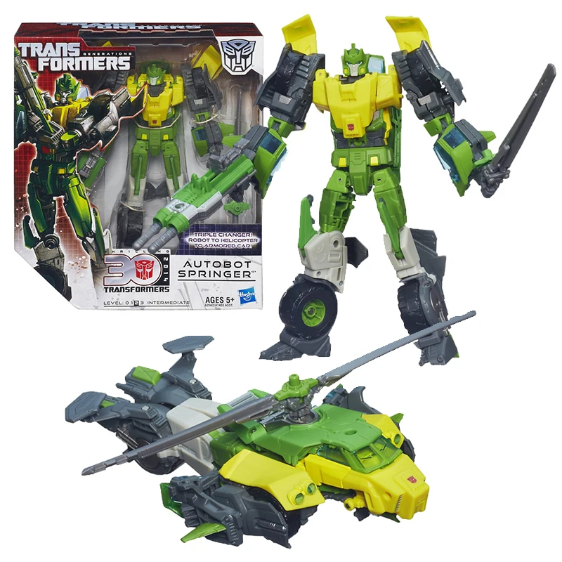 

Hasbro Genuine Transformers Toys Action Figure IDW Voyager Class Springer Collection Model Anime Action Figure Toys for Children