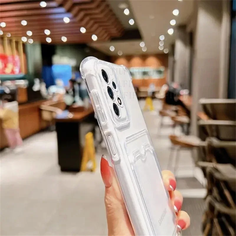 Чехол-кошелек для карточек Samsung Galaxy Note 10 Plus N971 N 976 981 986 20 A53 A52 A33 A32 Lite E A 22 13 12 Ultra Clear