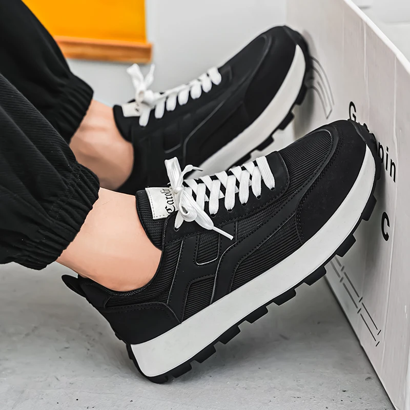 Мужская повседневная обувь модные противоскользящие мужские кроссовки уютная