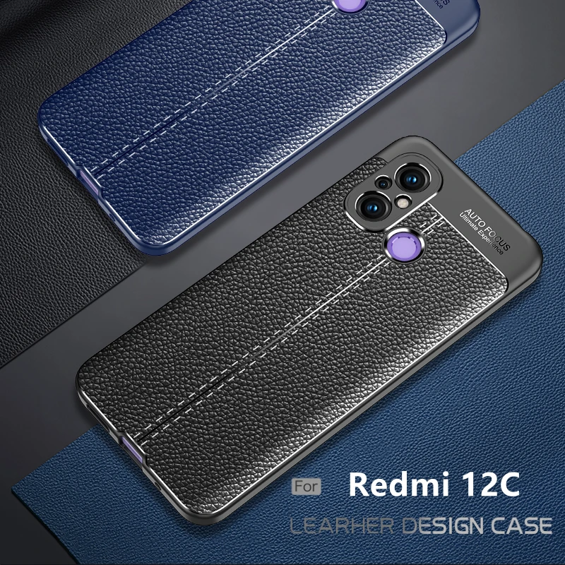 

Чехол для Xiaomi Redmi 12C, чехол для Redmi 12C Capas, чехол для телефона, бампер, ударопрочный, TPU, мягкая кожа, для Fundas Redmi 10 10C 12C, чехол