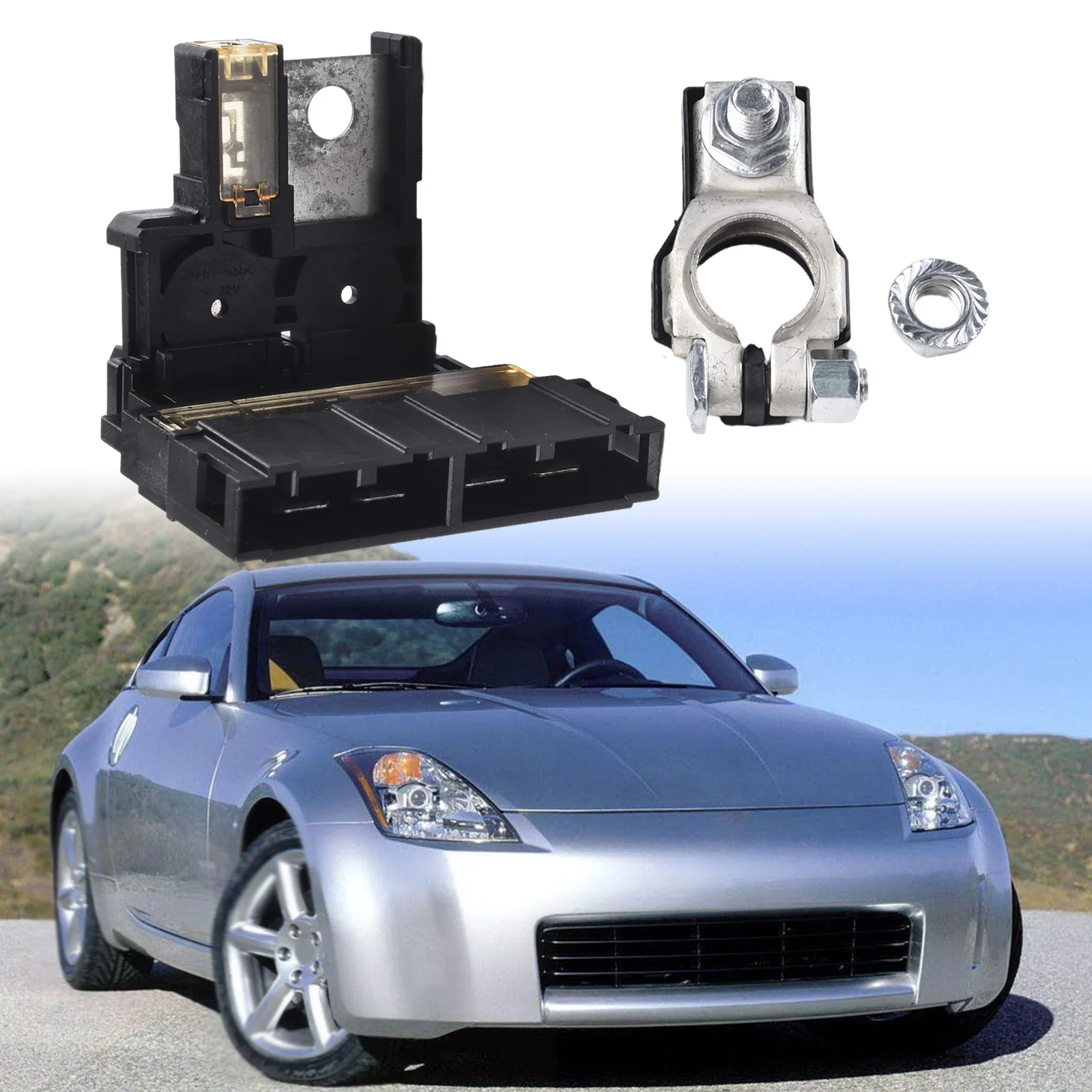 Плавкий предохранитель аккумулятора для Nissan 350z Infiniti G35 FX35 FX45 03-2008 подключение