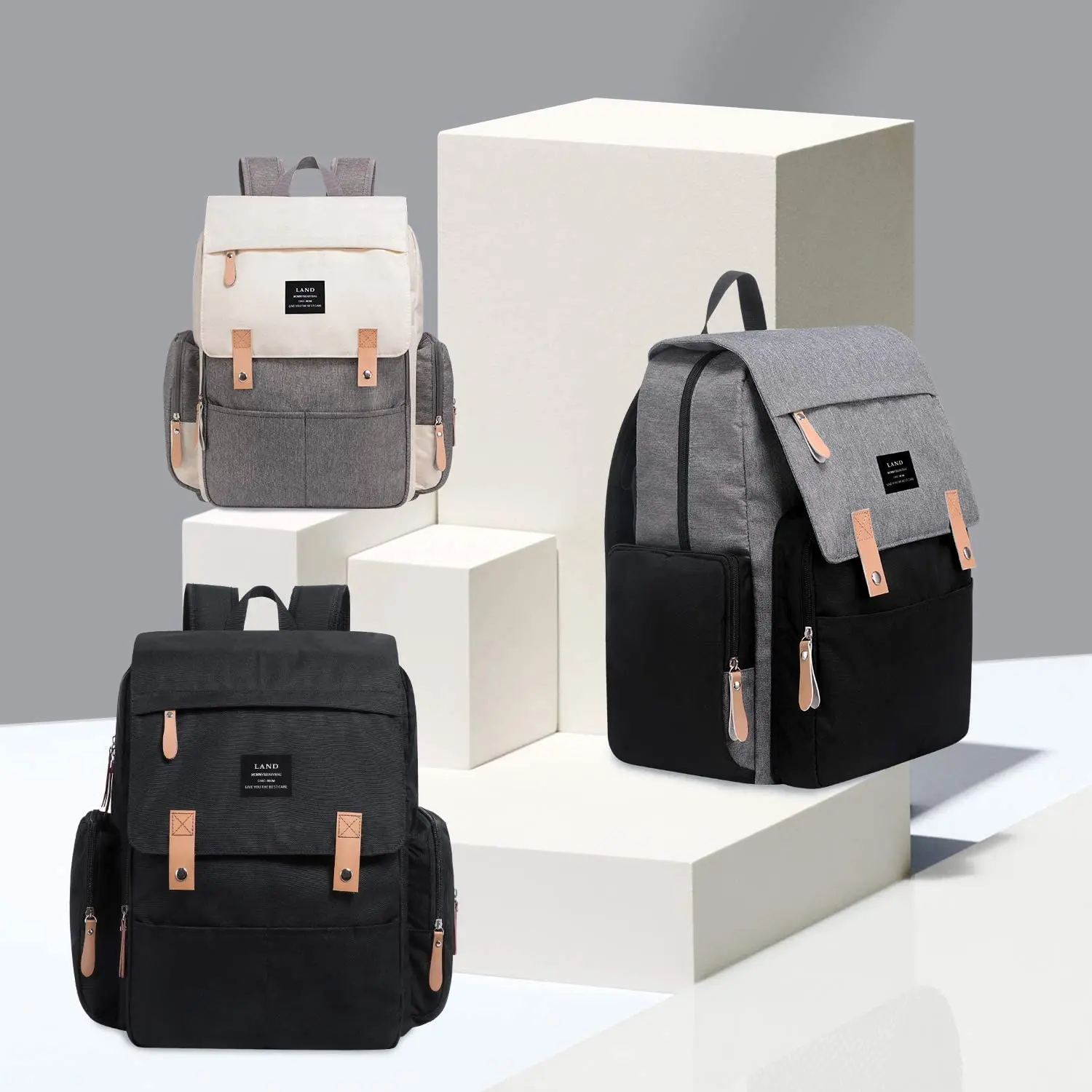 

Сумка для подгузников для мам, модный вместительный дорожный ранец с USB-разъемом, дизайнерский рюкзак для ухода за детьми