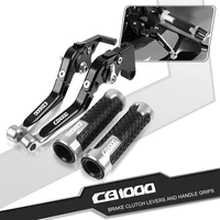 adjustable motorcycle brake clutch levers handlebar handle grips for honda cb1000 sc30 1993 1996 cb 1000 sc 30 1994 1995 bingone