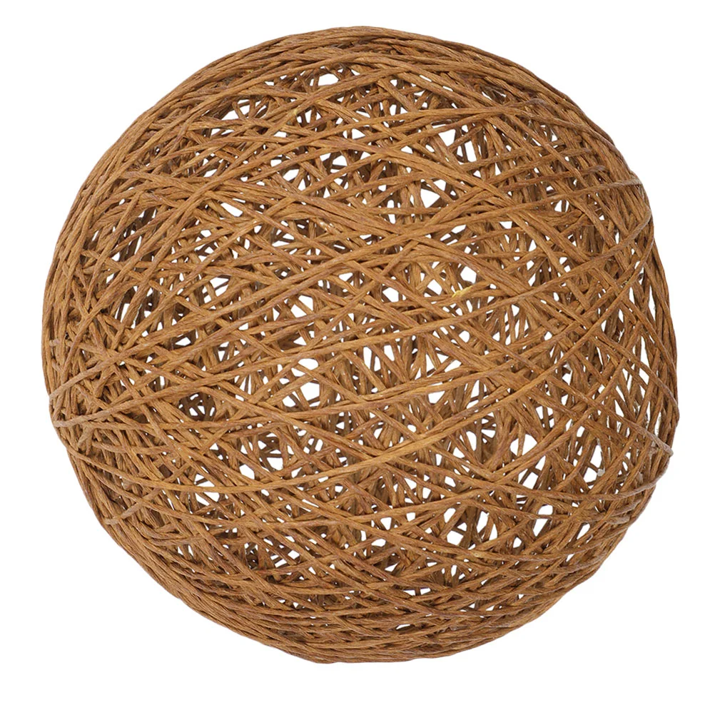 

Lampshade Ceiling Light Cover Decorative Shades Table Takraw Creative Rattan Protector Chandelier