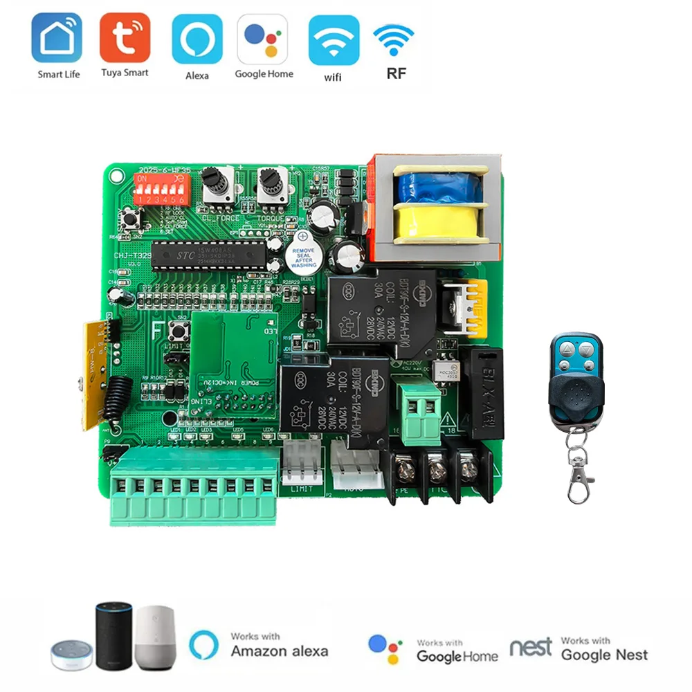 

KUANGZIPENG Плата управления двигателем для откатных ворот 220В