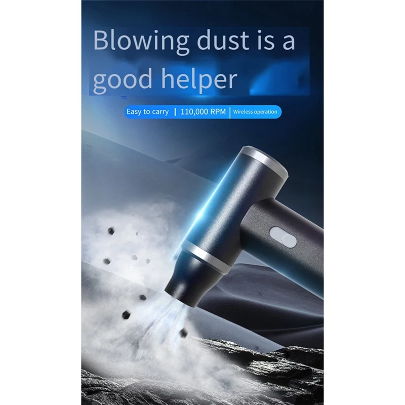 Беспроводная пылеочиститель 110000 Генератор об/мин жестокий вентилятор