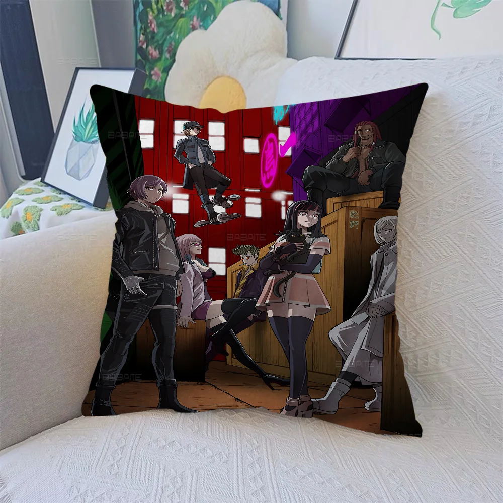 Аниме Akudama Drive Подушка Диван-кровать Голова Наволочка Чехол 45x45 см Мода