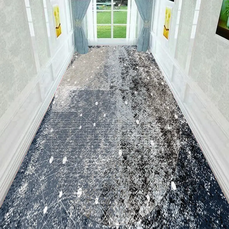 

Simple Aisle Carpet Entry Porch Non-Slip Mat Bedroom Bedside Blanket Hotel Hotel Corridor Stairs Long Strip Carpet Home Corridor