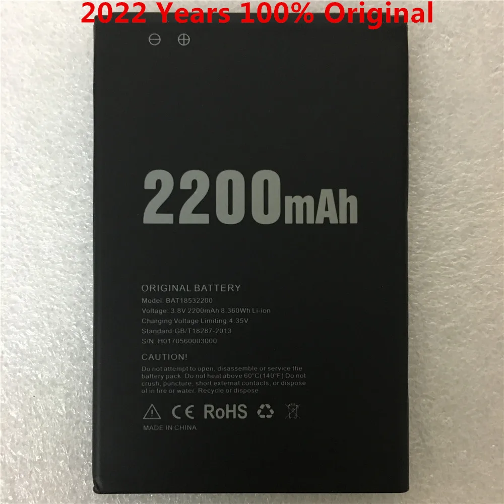 

Mobile phone battery for DOOGEE BAT18532200 battery 2200mAh Long standby time for DOOGEE X53 battery Mobile Accessories