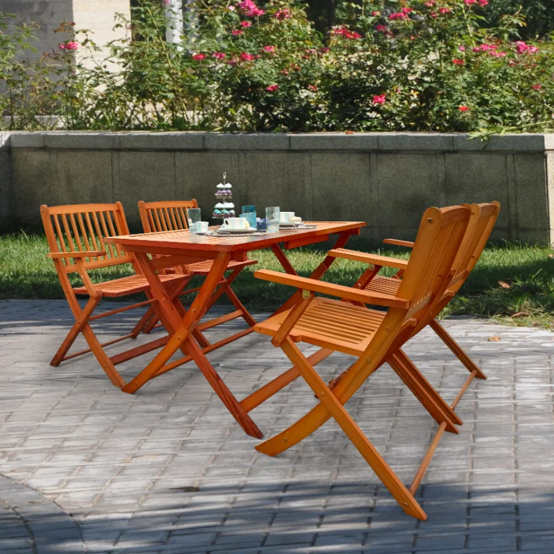 S & 1 Dining Table，indoor And Outdoor Universal ，teak Oak Solid Wood [us