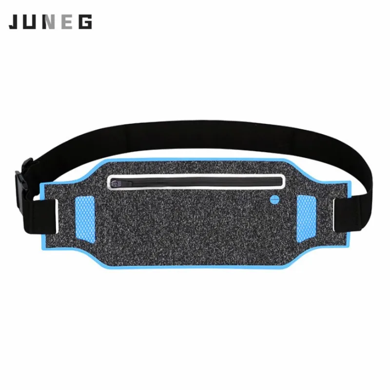 Outdoor Sports Running Waist Bag Phone Bag Waterproof Adjustable Invisible Waistpack for Men Women Breathable Belt Sports Bag