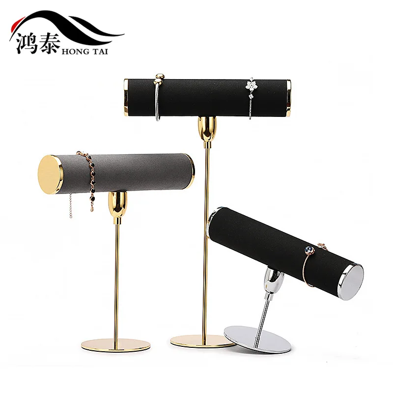 Bracelet Display Rack, Super Fiber Bracelet Jewelry Rack, Supporting Clock, Window Display, Props, Jewelry, Metal Display Rack