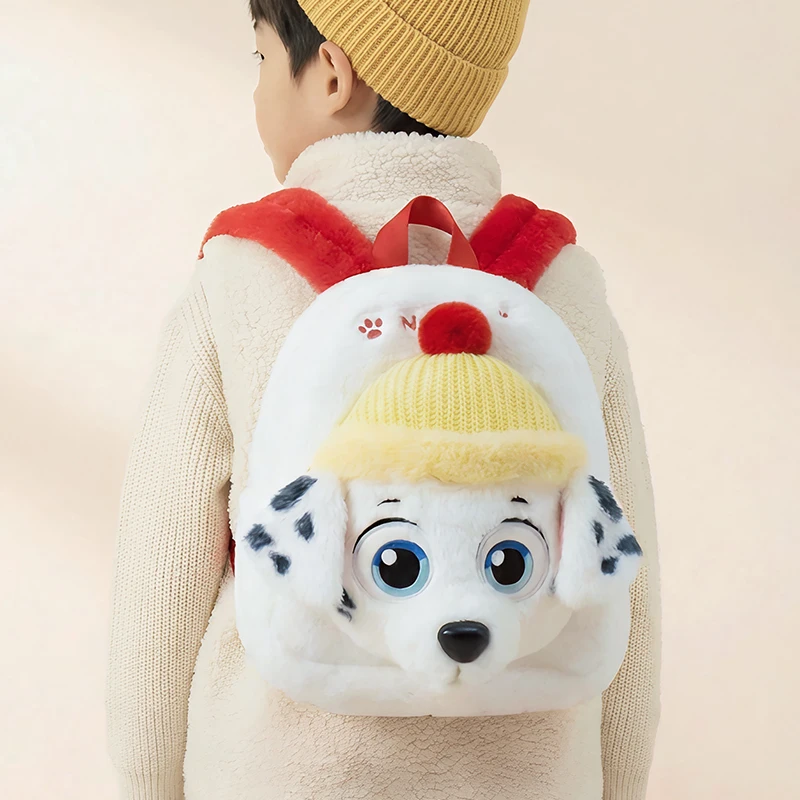 Новый плюшевый рюкзак Hot Potdemiel PAW Patrol с милым мультяшным дизайном собаки, мягкий, пушистый, для малышей, маленький школьныйдорожный рюкзак для мальчиков (art.: 3920d883ef256) - 3920d883ef256