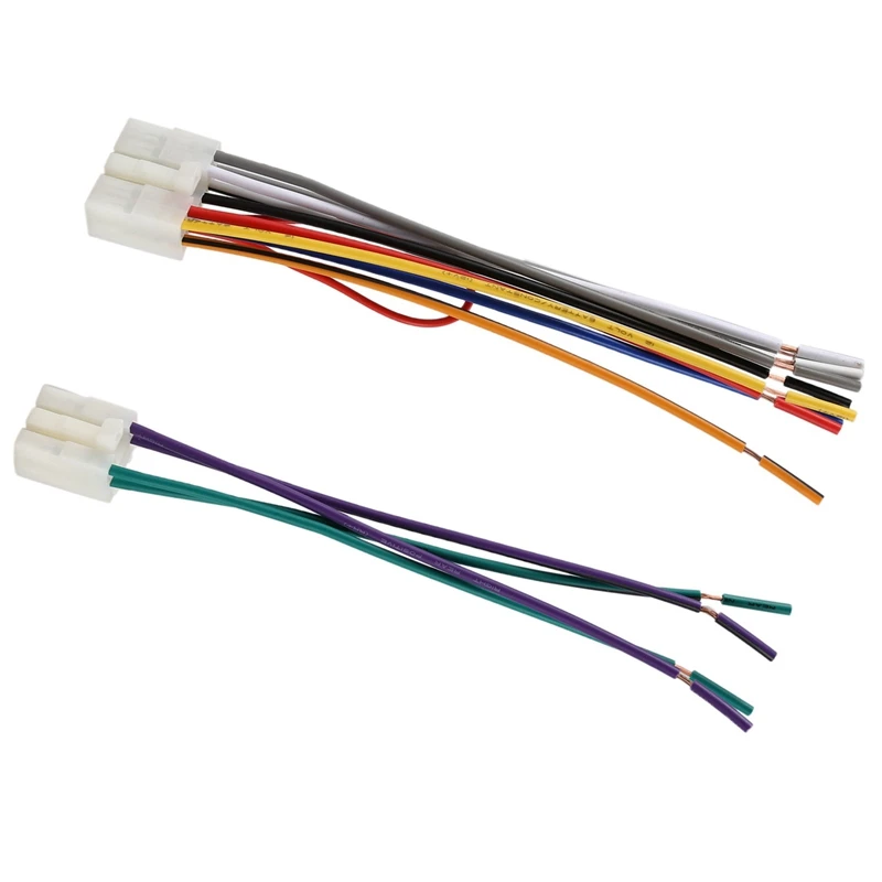 

Universal Stereo Cd Player Wiring Harness For Toyota/Scion/Subaru Wire Adapter Aftermarket Radio Plugs 10 Pair