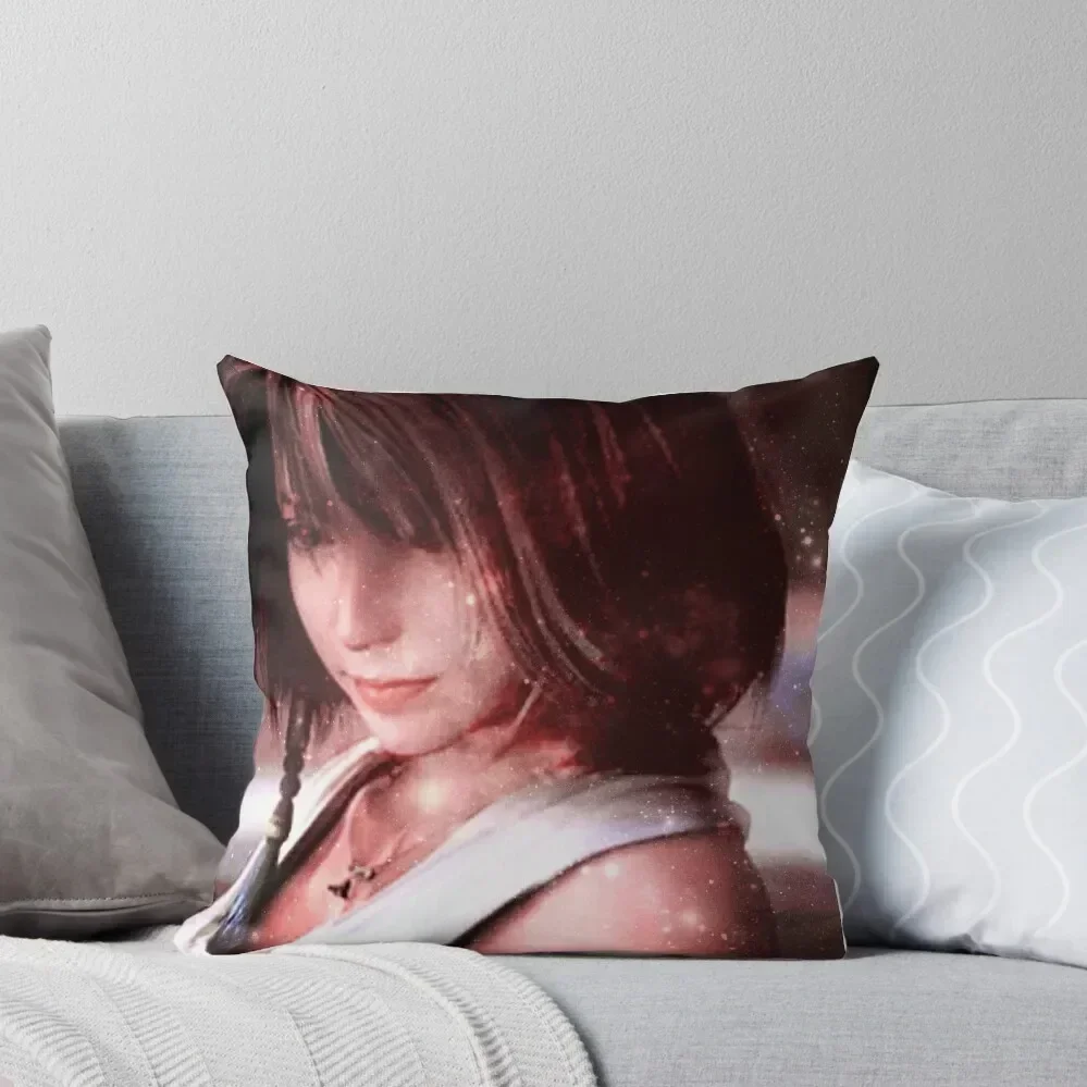 Yuna Braska FFX Пледы Наволочки Для Диванов Рождественские Чехлы Подушек Подушки