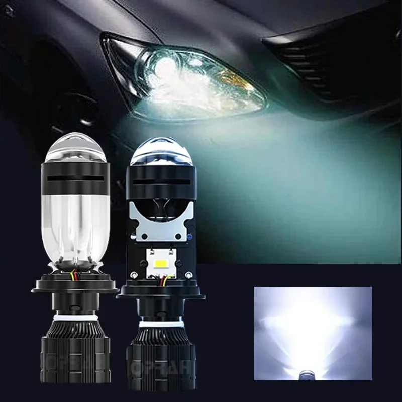 

2 шт., автомобильные лампы H4, 9003 лм, 80 Вт, лм