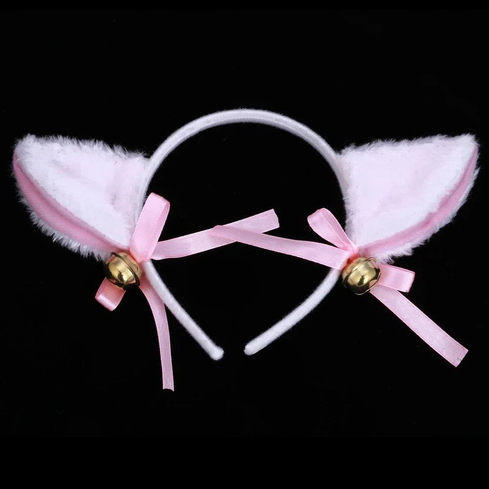 

Home Tools Grooming Cute Styling Cosplay Party Accessories With Bell Gift Cat Ears Hair Clip
