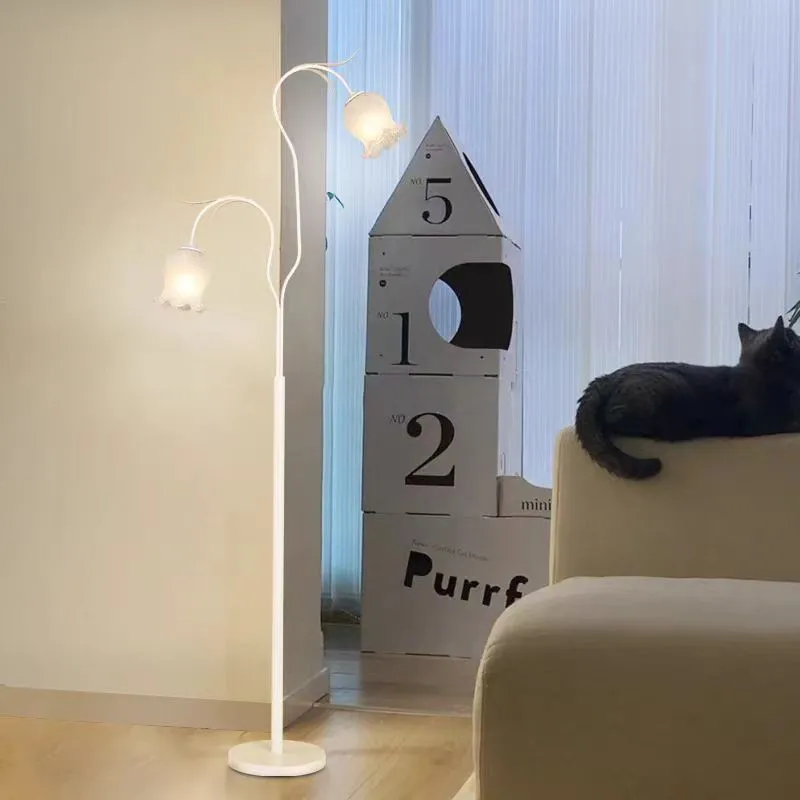 Цветочный торшер Nordic Bell Orchid украшение для салона светильник гостиной спальни