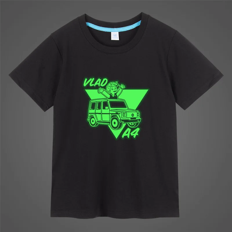 Светящаяся детская хлопковая Футболка Merch A4 с ламбой светящаяся повседневная