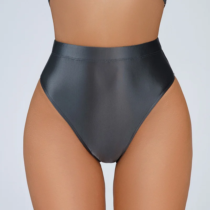 

Женские трусики слипы 2XL, бесшовное нижнее белье с высокой талией, экзотические прозрачные трусики, нижнее белье, сексуальная одежда для сна, глянцевая Клубная одежда