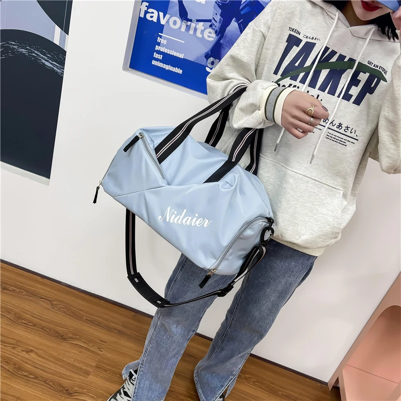 

Женская сумка для фитнеса YILIAN, женская сумка для йоги, портативная дорожная легкая вместительная сумка для коротких путешествий