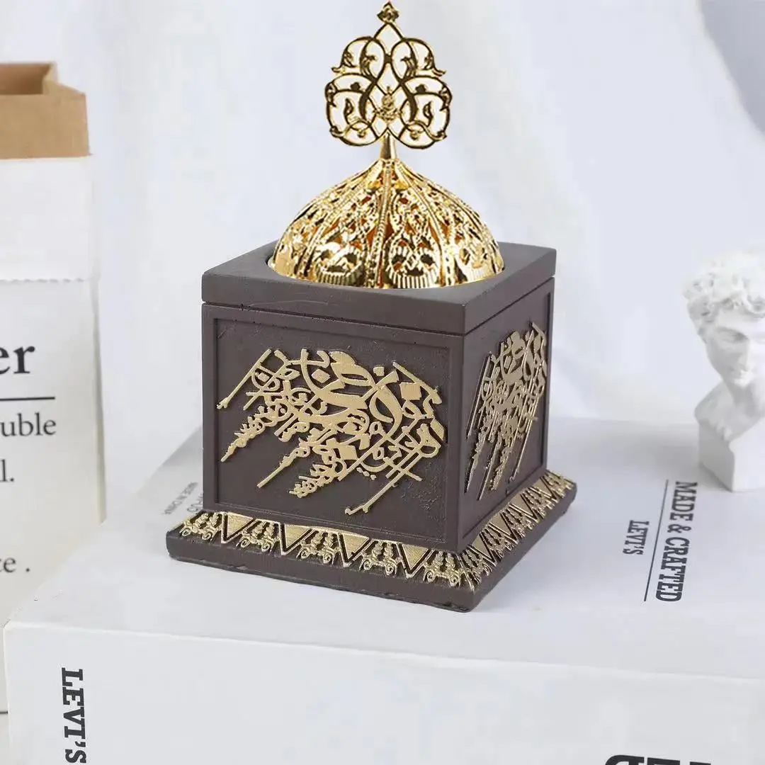 Мини-курильница в стиле Саудовской Аравии квадратная лампа для украшения дома