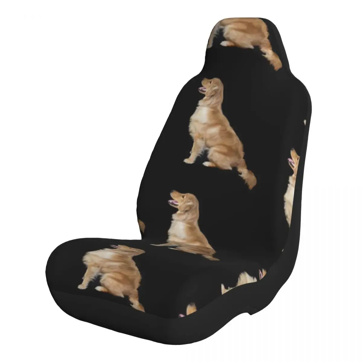 

Golden Retriever Universal Car Seat Covers Front Seats Protectors Cover for Truck Van SUV Seat Protecto Accessories