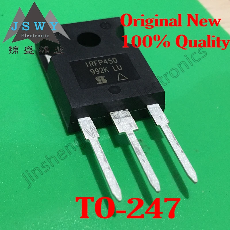 

5PCS IRFP450PBF High Power FECT N Channel 500V 14A package TO-247 100% new original stock free shipping