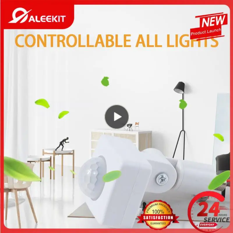 

Pir Infrared Sensor 12m Mini Human Body Sensor 85v-240v Induction Switch Sensor Diy Adjustable Illumination