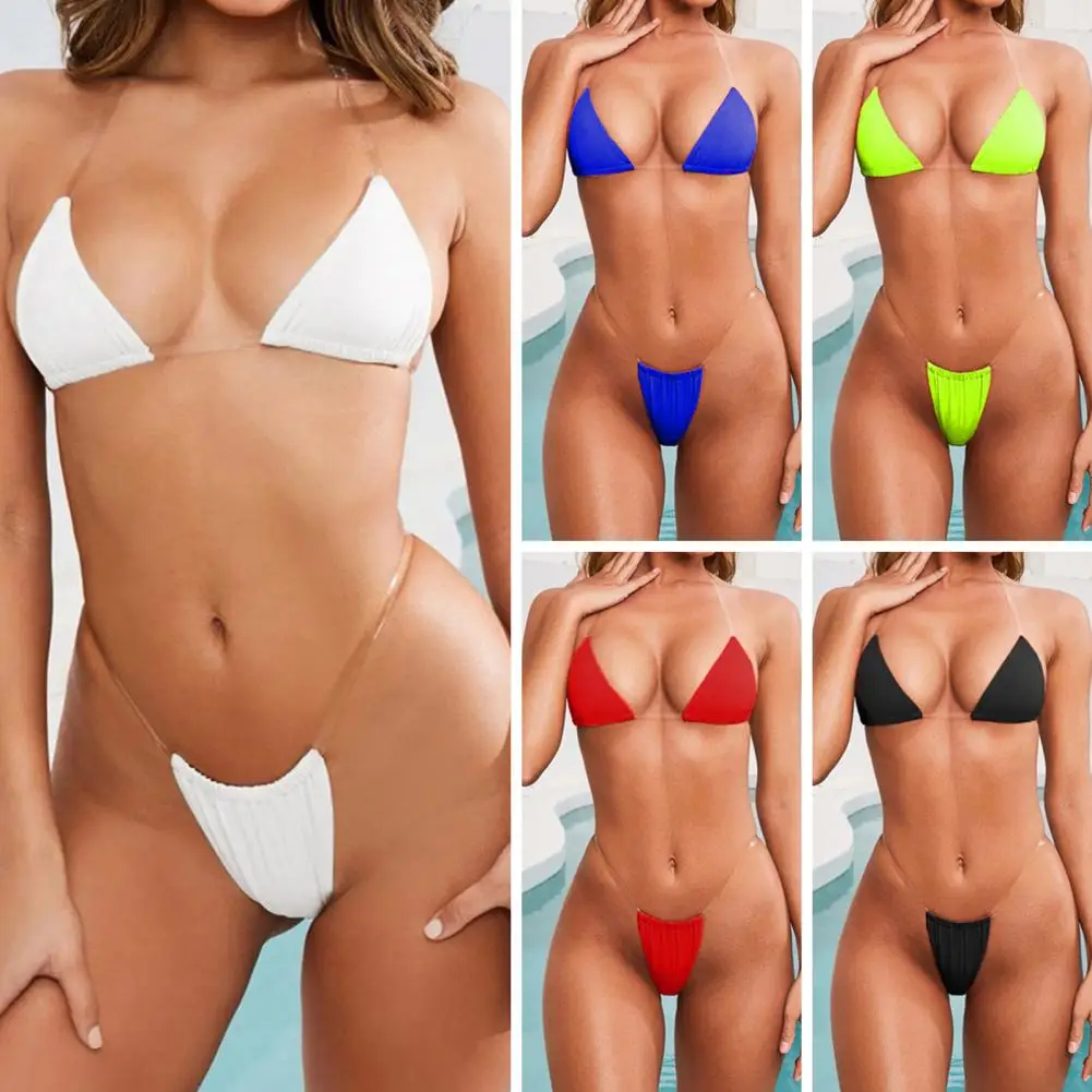 

Sexy Micro Bikini 2023 Criss Cross Swimwear Bandage Woman Swimsuit Female Thong Bikinis Set 2 Piece Women Bathing Suit Beachwear