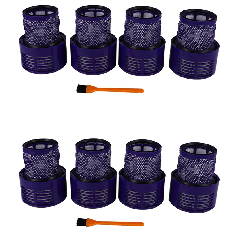 

8 Pack Washable Filter Unit For Dyson V10 Sv12 Cyclone Animal Absolute Total Clean Vacuum Cleaner