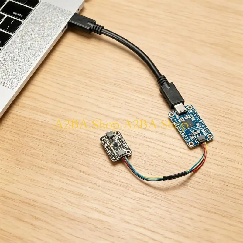 Фото A2BA FT232H Плата GPIO и I2C с портом USB Type C, небольшим модулем расширения для прокладки кабелей на уровне платы и проектным №2