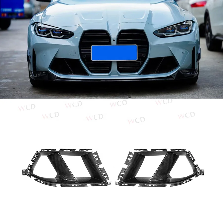 Передний бампер из углеродного волокна в стиле MP боковые вентиляционные