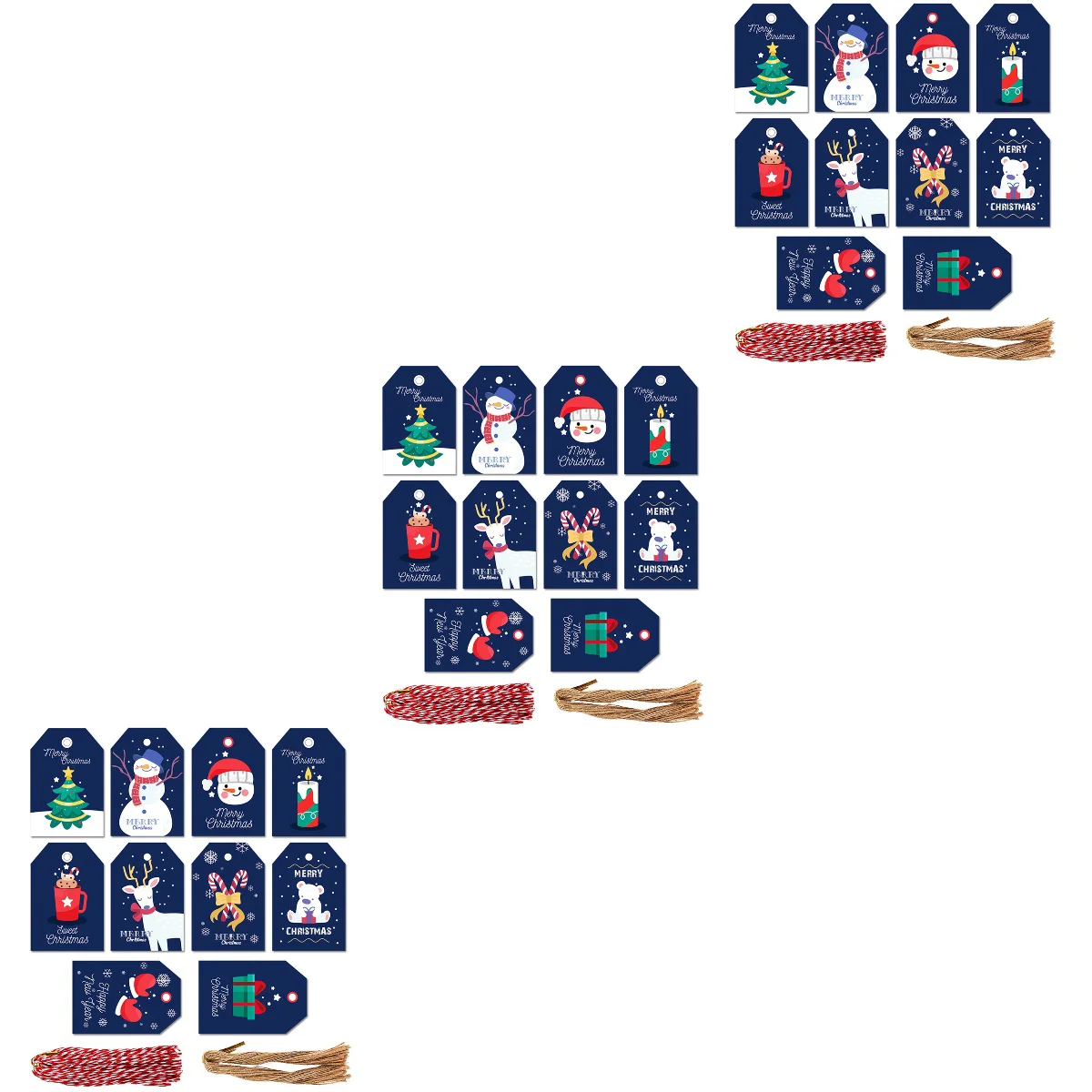

Tags Gift Christmas Paper Hanging Tag Kraft Holiday Festival Labels Santa Label Party Merry Decorations Theme Winterpresent Tree